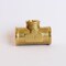 Homeplus+ ATC 1/2 in. FPT X 3/8 in. D FPT Brass Tee 6JC120910711034 - alternate 2
